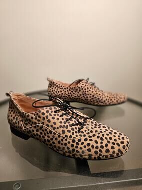 Corso Como Jasleen Animal Print Oxford Flats